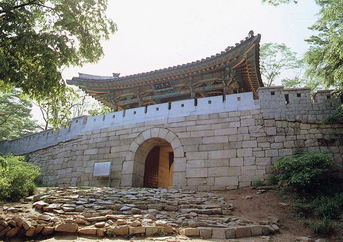 Daedongmun gate in Bukhan mountain fortress