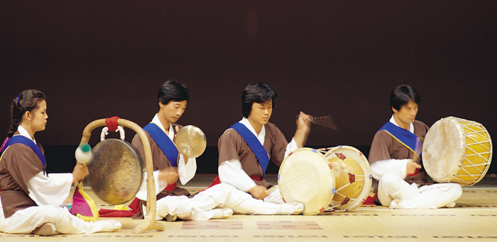 Samulnori Korean Percussion Instrumental Quartet Music