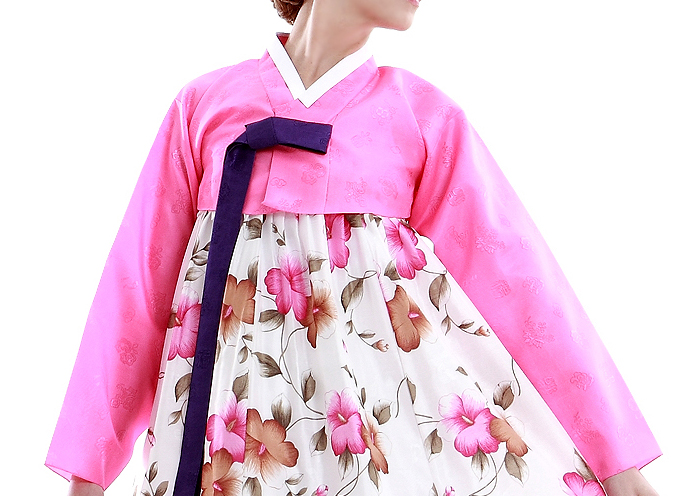 Hanbok pink Jeogori upper garment