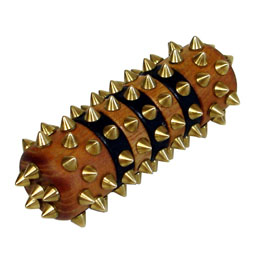 Handmade Wooden Hand Palm Foot Bronze Sensory Pointed Acupressure 