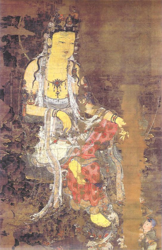Korean Buddhist painting Water-moon Avalokitesvara