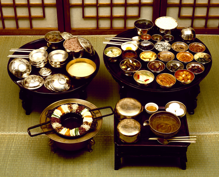 Korean royal court king's meal