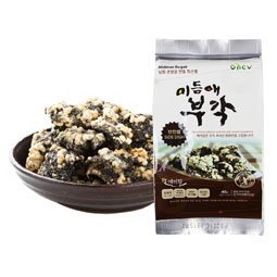 Seaweed Sweet Rice Crisps Crunch Bites for Side Dish 40 Gram (Pack of 8) 