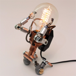 Robot LED Metal Adjustable Bedside Desk Lamp