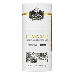 K-LAVA SALT—Korea's No.1 Bamboo Salt—Original 9x, Crystal, 70g
